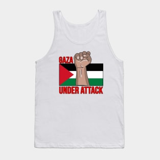 Gaza Under Attack Tank Top